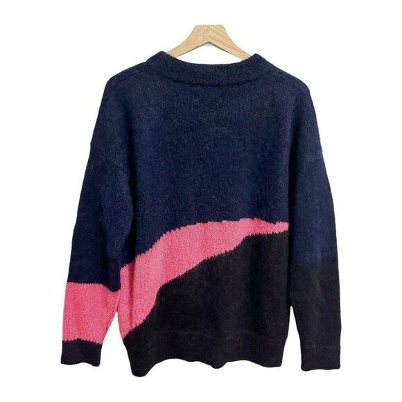Zadig & Voltaire Tony‎ Mohair Sweater, Blue/Pink, Size S - Picture 4 of 14
